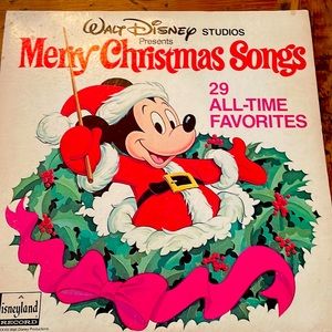 Walt Disney Merry Christmas 29 all time favorite Vinyl Album @1978